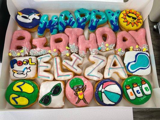 Pool party donuts