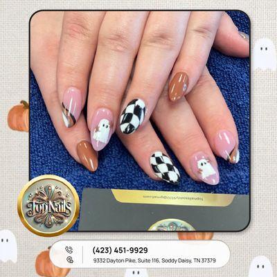 Who says Halloween can't be adorable?  Our cute nail designs are here to bring the whimsy to your Halloween look!