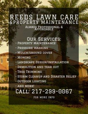 Reed's Lawn & Property Maintenance