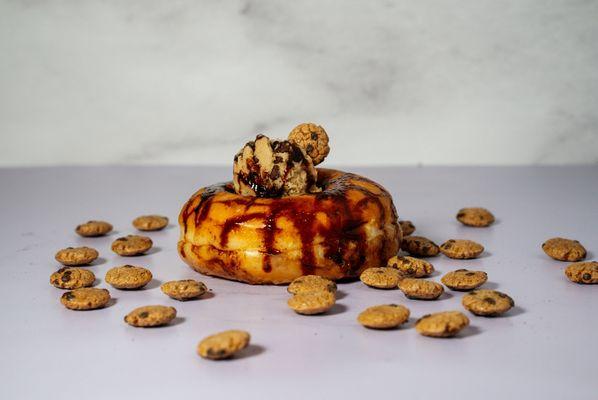 Cookie Dough UFO Donut