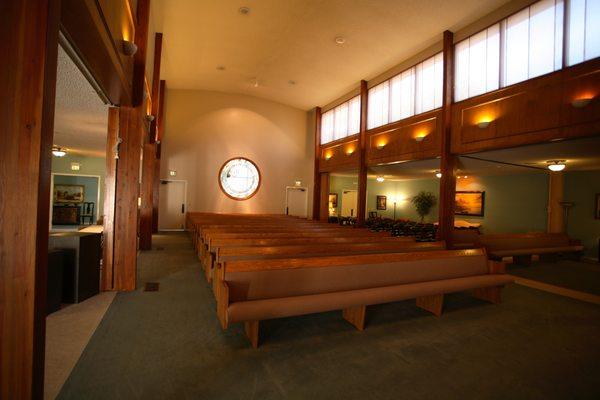 Our warm and inviting chapel.