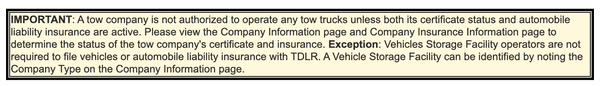 TDLR Message