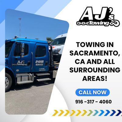 Hooking You Up with Towing Services Across Sacramento, CA and Beyond!