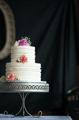 Our two tiered cake, inspired by one on pinterest!