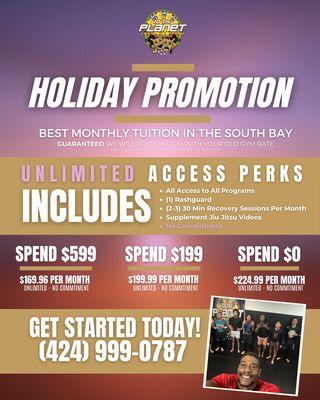 Holiday Promotion - Ends Dec 22