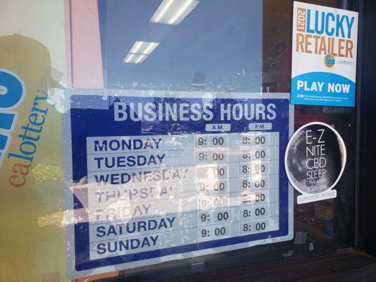 Business hours