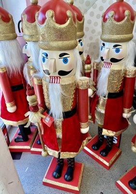 This was the $25 dollar Nutcracker. The mouth didn't open and the glue and paint had dings.