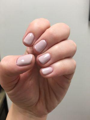 A lot of time and attention paid for a flawless gel mani