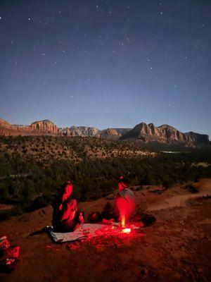 This picture was one example of Jason's awesome pictures. It is my favorite from our entire week in Sedona and was taken after dark.