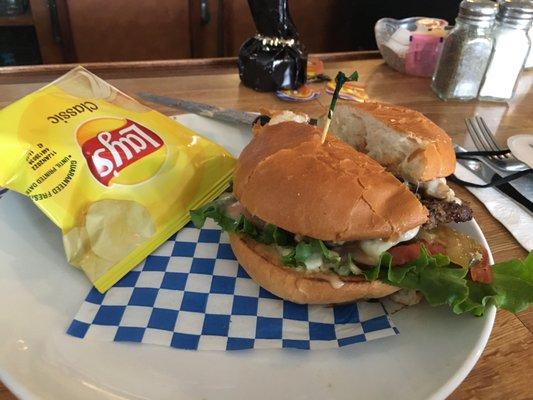 Mushroom burger $9