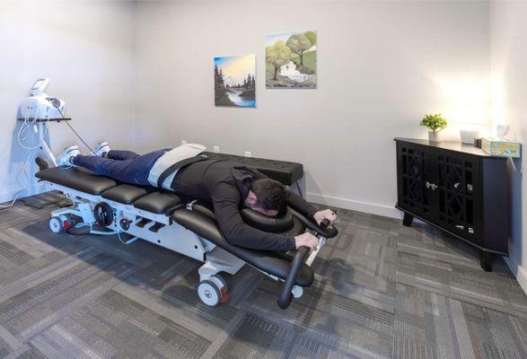 Decompression therapy. Wonderful for low back and neck pain.