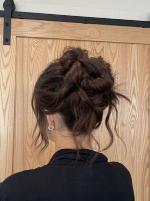 Bridesmaid updo