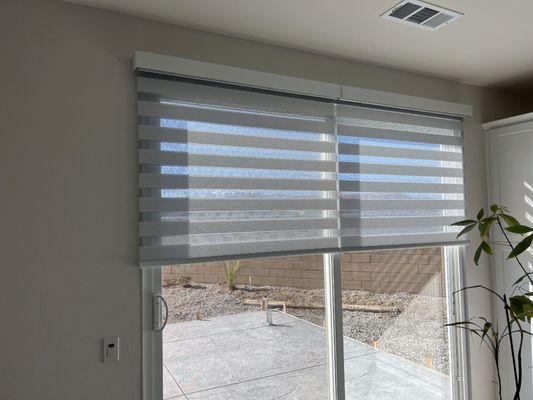 Dual Shades are very popular for larger windows!