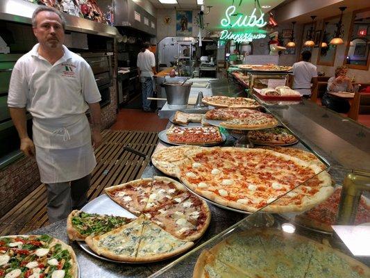 Awesome selection of pizzas