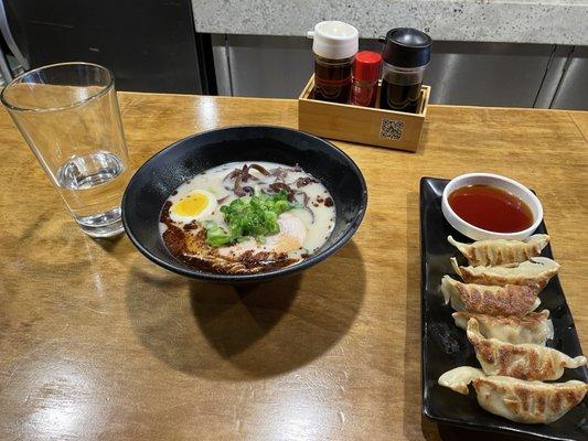 Tonkotsu Ramen with Gyoza