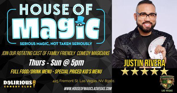 House of Magic's 5 Star, Family Friendly Comedy & Magic Show