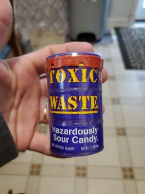 Toxic waste candy