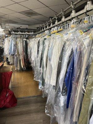 Dry cleaning of all kinds of clothing