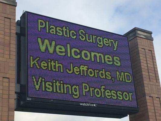 Dr. Jeffords travels the country for plastic surgery and NeoGraft seminars