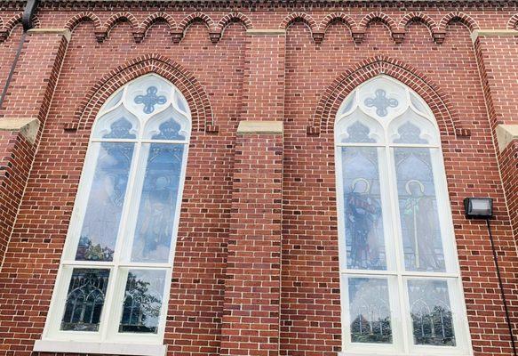 Stained glass windows