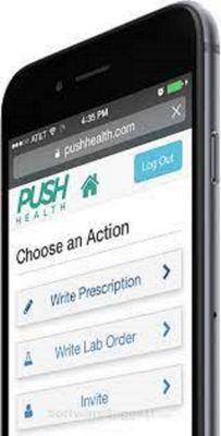 PushHealth app screen https://www.pushhealth.com/practices/73960/new-patients/panderson73