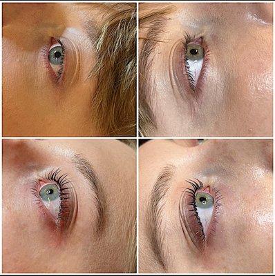 Lash lift and tint by Yani