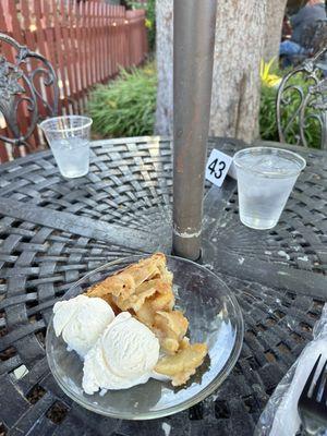 Apple Pie with Vanilla Ice Cream