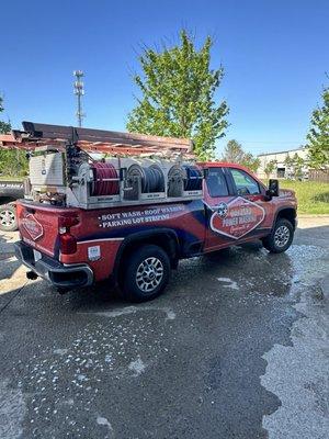 Oakland Power Washing residential truck!