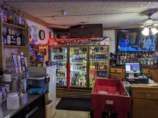 Beer cooler at American Legion Post 13