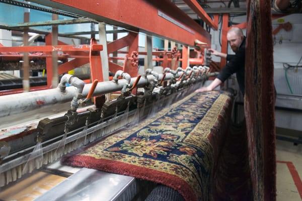 Woodard has cleaned rugs in St. Louissince 1946 - longer than anyone else! Working with St. Louis' only MOR Rug Cleaning Machine.