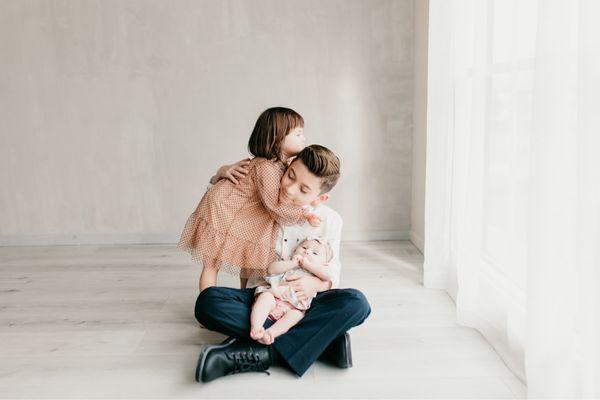 Studio shoot with the kids