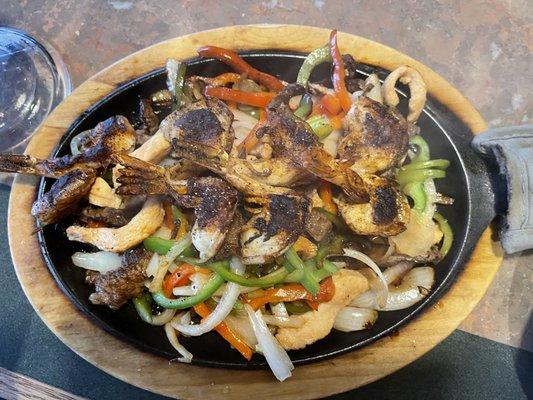 Shrimp, Steak and Chicken Fajita