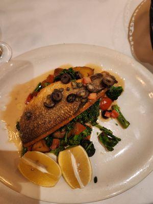 Pan Seared Branzino Filet