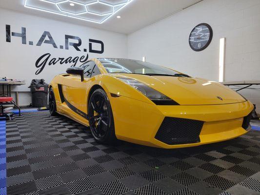 Lamborghini Gallardo Superleggera completed with ceramic tint, full PPF, and ceramic coating