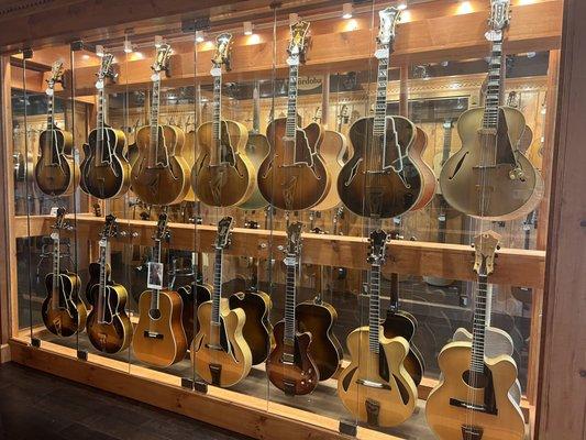 Rudy's specialty: the finest archtops ever made, new and vintage