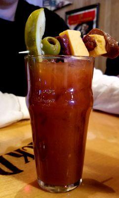 This is the Saturday breakfast bloody Mary