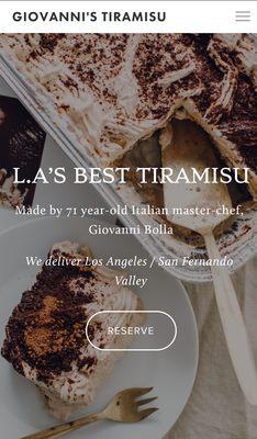 Giovanni's Tiramisu