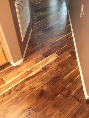 Our beautiful new floors