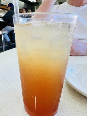 Arnold Palmer (half lemonade/half iced tea)