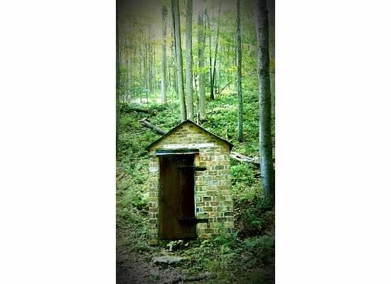 CCC Dynamite Storage in Hyner Run State Park.