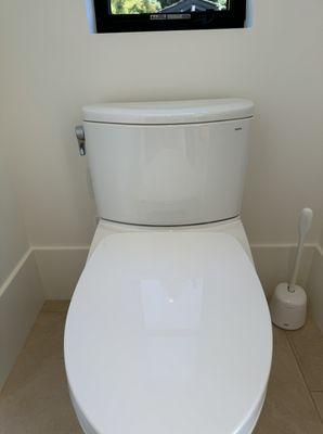 Clean toilet!