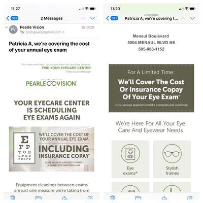 Pearle Vision coupon