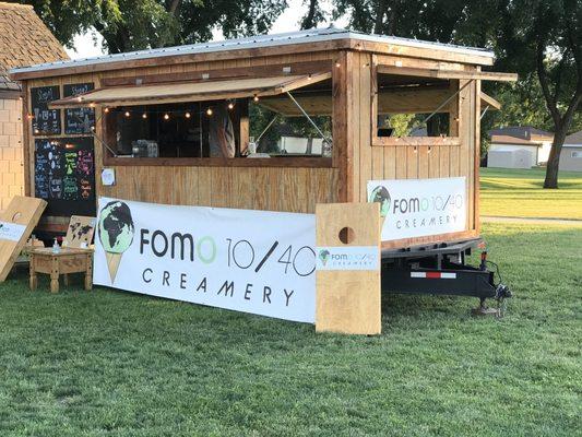 Our ice cream trailer