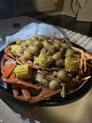 We made our own Crab Pot! 1/2 the cost of the actual restaurant & WAY BETTER!