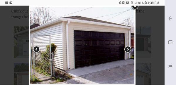 If your garage is to old,we can build a new one for you