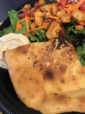 Grilled Cheese Sandwich with side salad