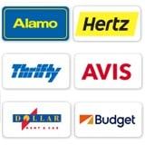 Major Car Rental Companies offered by Happy Tours.