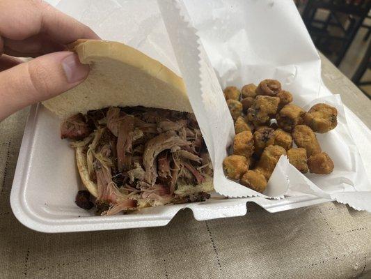 Pulled Pork Combo Lunch