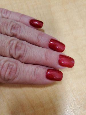 Even old lady fingers look good with a awesome color!