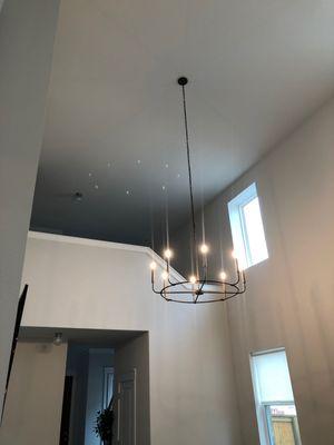 20 ft ceiling chandelier